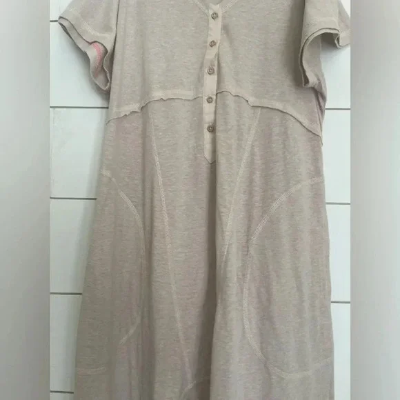 Nwot Free People Pillow Talk Henley Romper - Picture 4 of 8